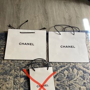 Chanel shopping bags